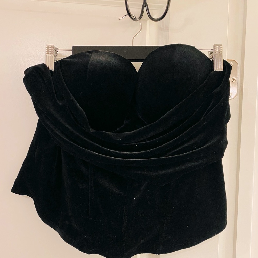 JLuxLabel Corset Top. Black. Size 3XL